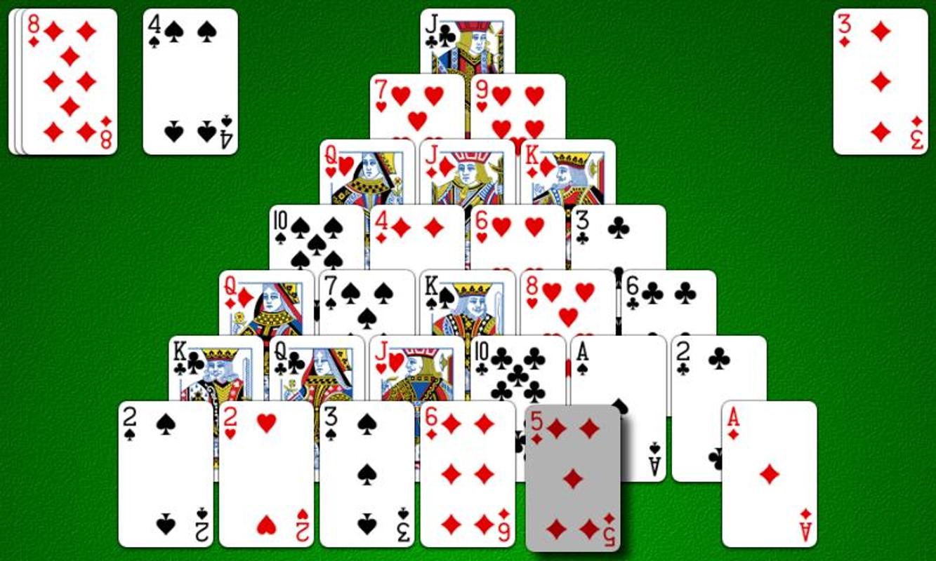 microsoft solitaire collection pyramid rules